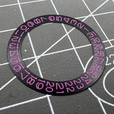 Black Background Pink Character Date Disk Date Wheel Overlay for NH35 NH36