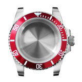 40MM Sapphire Glass Watch Case 316L Stainless Steel Watch Case for NH35 NH36