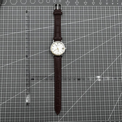Shanghai Mechanische Herrenarmbanduhr 33mm mit Kalender, 17 Steine, sto�fest, klassische Uhr von Shanghai.