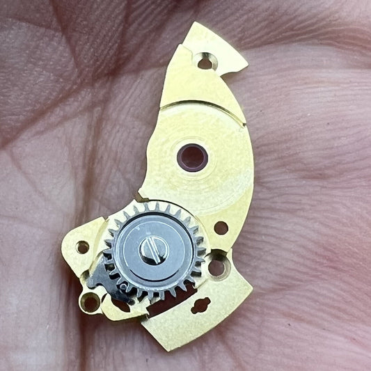 Gold strip watch splint compatible with ETA 2836 2824 2834 2846 movements, high-quality part.