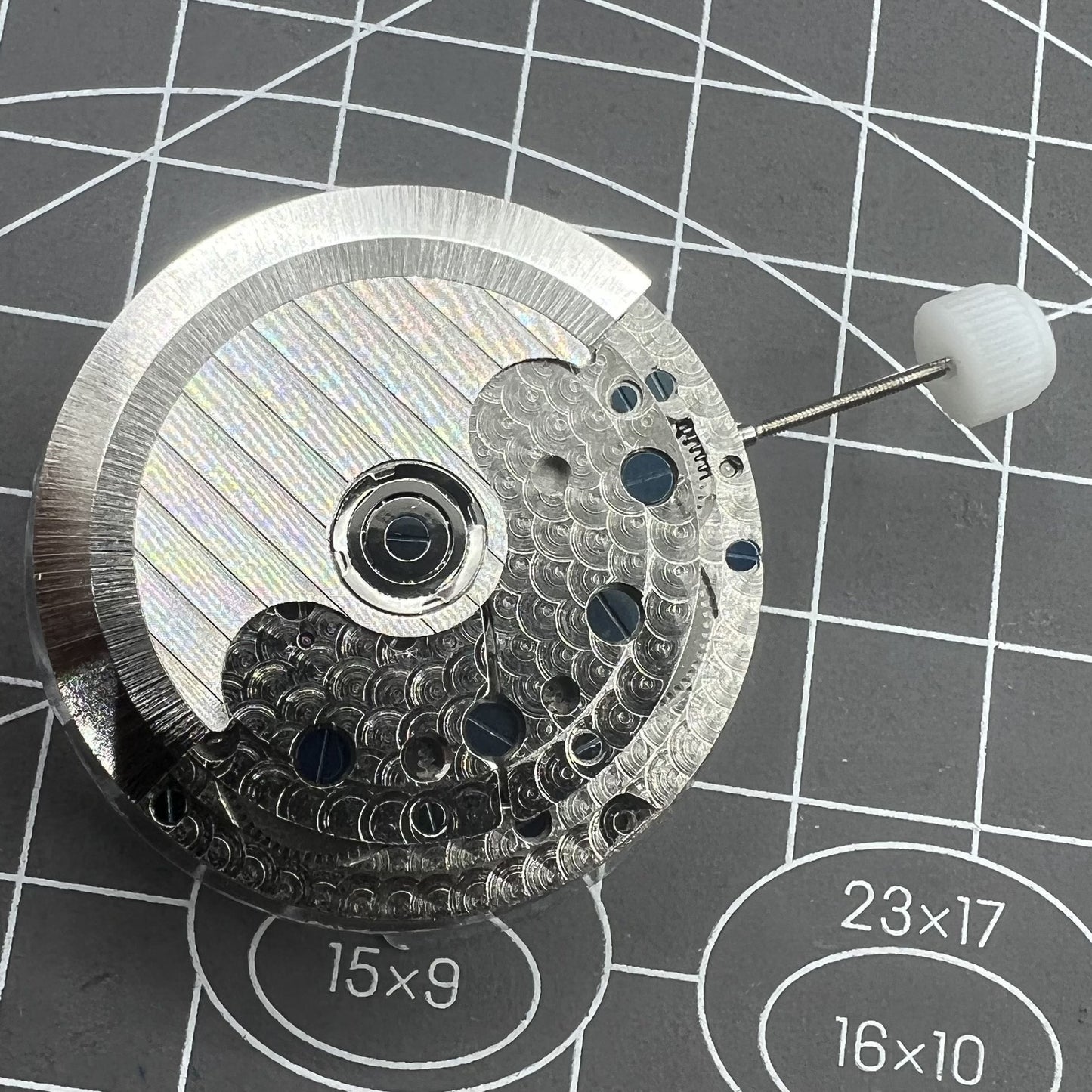 Automatisches mechanisches Uhrwerk Shanghai Doppelte offene Unruh bei 6 Uhr