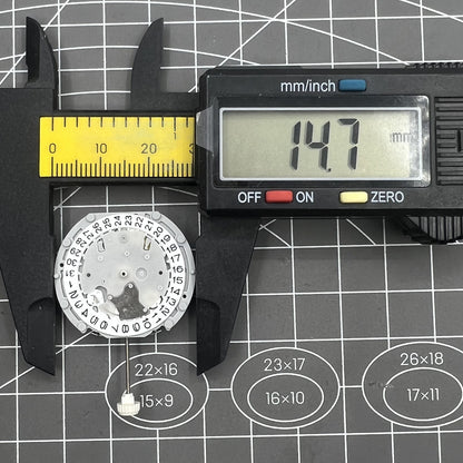Sunon PE70 3 Hands Quartz Movement Date at 3 With Small Second @3@6@9 Movement