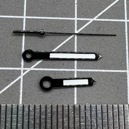 Aiguilles de montre noires pour mouvement à quartz Hattori Epson TMI VJ42 P1-H2-3 
