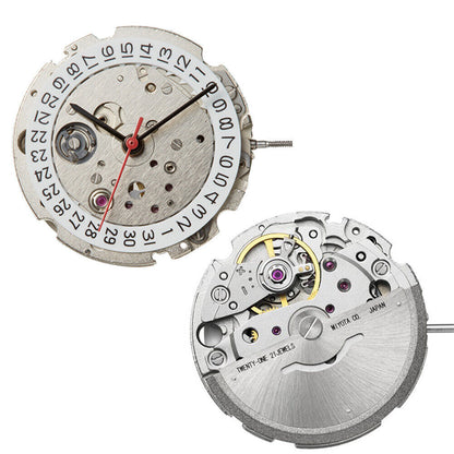 Miyota / Citizen 8215 Silver Plated Japan Automatic Mechanical Movement