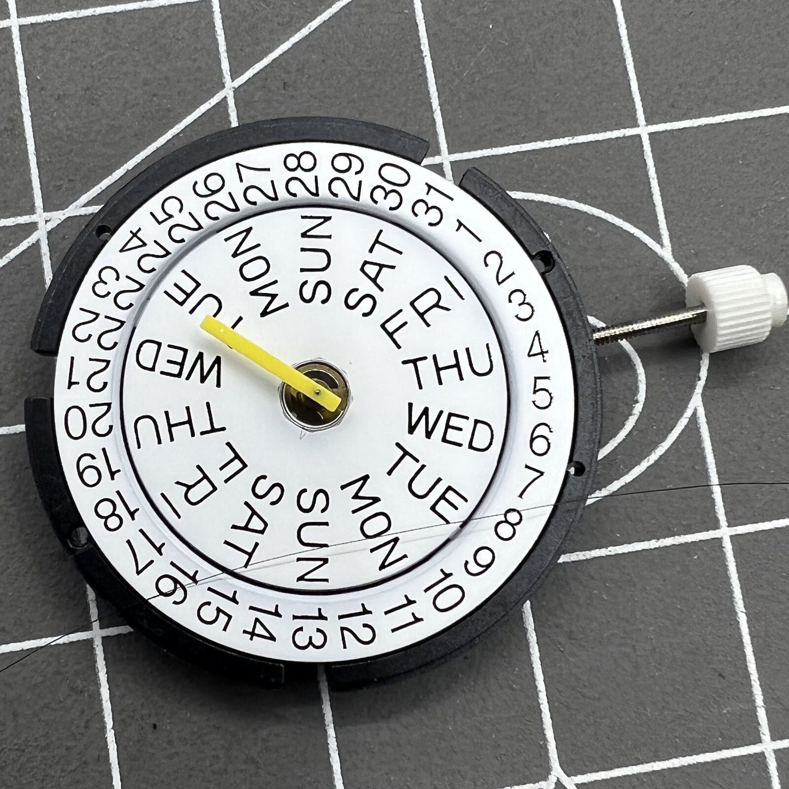 ISA317 quartz watch with 3 hands and double calendar display, ideal for stylish timekeeping.