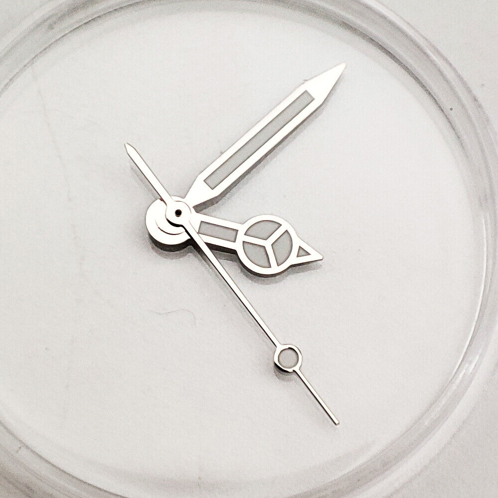 Green luminous watch hands for NH35A/NH36A movement, precise 7.75x12x13mm design.
