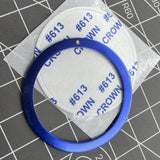 38mm/31.5mm Blue Flat Racing Type Watch Bezel Aluminium SKX007