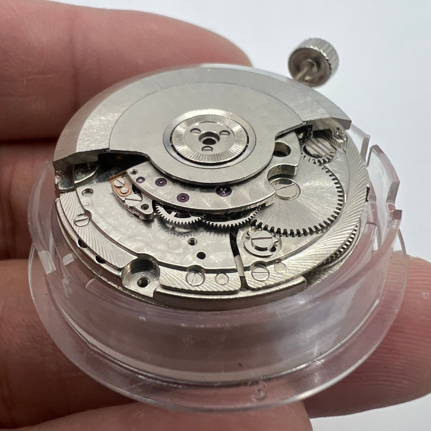 Seagull ST2551 automatic watch with mechanical movement, silver dial, date at 3 o'clock, and stainless steel case.