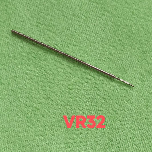 Movement watch winding stem for VR32 VR33 VR34 models, compatible spare part for precise repairs.
