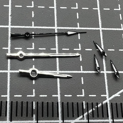 13 mm silber-schwarze Zierleiste mit Leuchtzeigern für Miyota OS10 OS20 OS22 OS60 OS80 OS11