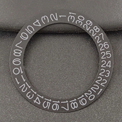 Purple date disk overlay with character design for NH35 NH36 movement, enhancing dial visibility and style.
