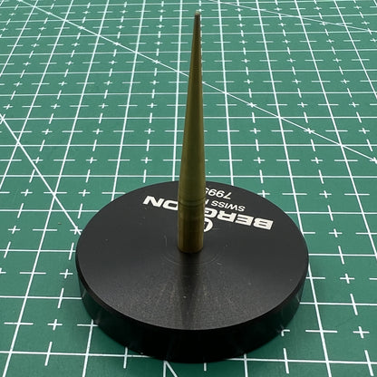 Swiss Bergeon 7995 balance cock holding support tool for precise watch repair and assembly