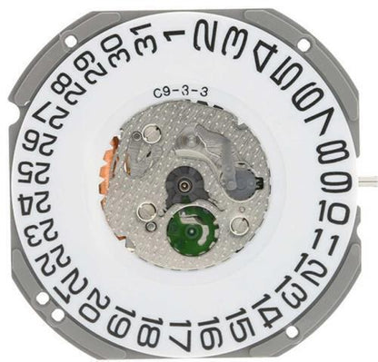Miyota 1S13 Japan Quartz Movement Date at 6