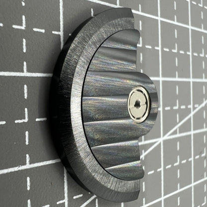 Black Line Wave carved rotor for Miyota NH35/NH36, boosting watch movement performance.