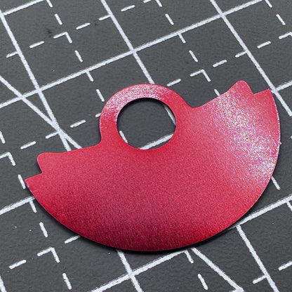 Solid Red Metal Rotor Oscillating Weight Overlay Fit for Movement NH35 NH36