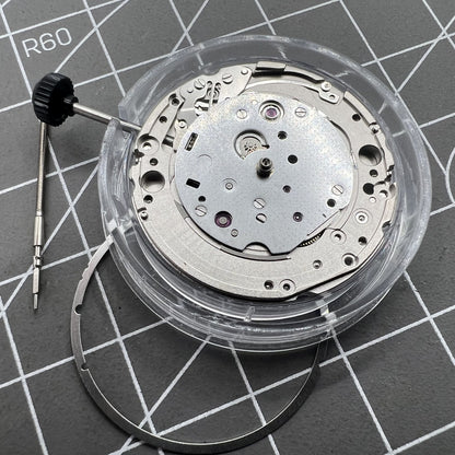 Miyota/Citizen 9039 automatic mechanical movement showcasing elegant 3-hand watch mechanism without calendar function.