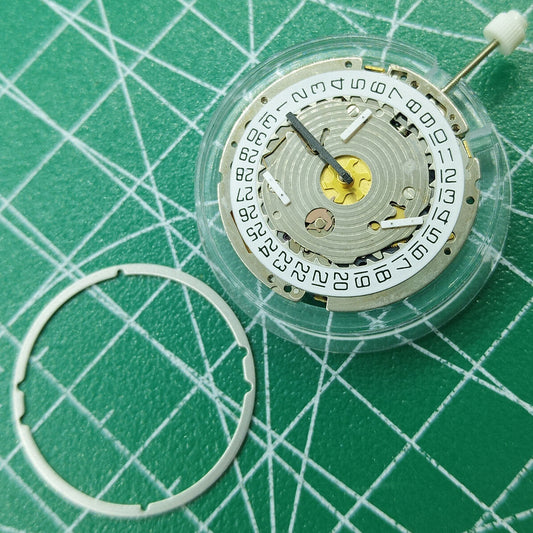 Swiss Made ISA 8171 quartz watch movement with date at 4, multifunctional features, ideal for watch accessories.