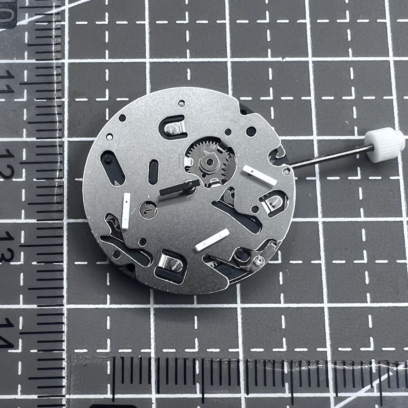 Swiss ISA 9238 quartz movement with 6 hands, multifunctional watch mechanism for precise timekeeping.