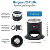 Swiss Made Bergeon 2611-TN-4 - 2.5x Magnification Loupe with Opening