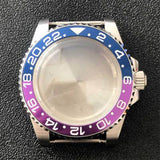 316L Stainless Steel Watch Case SUB Convex Sapphire Glass 40mm For NH35/NH36