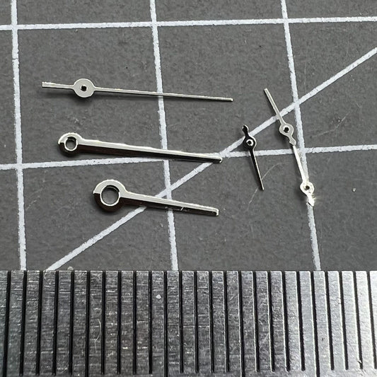 10,5 mm silberner Rand, keine Leuchtmasse, Uhrzeiger für Uhrwerk VX3J, VX9J, VX7J, VX3N, VX9N, VX42 