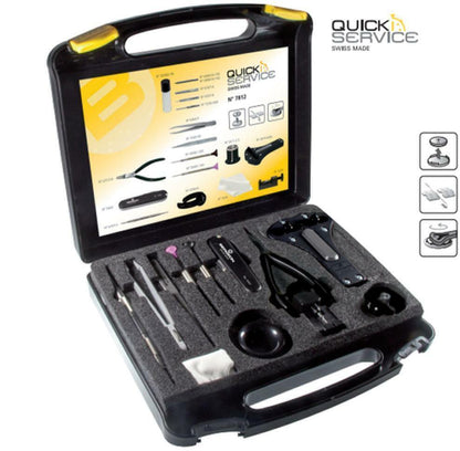 Bergeon 7812 Uhrmacher-Schnellservice-Werkzeugkoffer-Set, Uhrmacher-Uhrenreparatur
