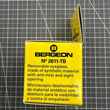 Swiss Bergeon 2611-TB-4 - 2.5x Magnification Loupe with Opening