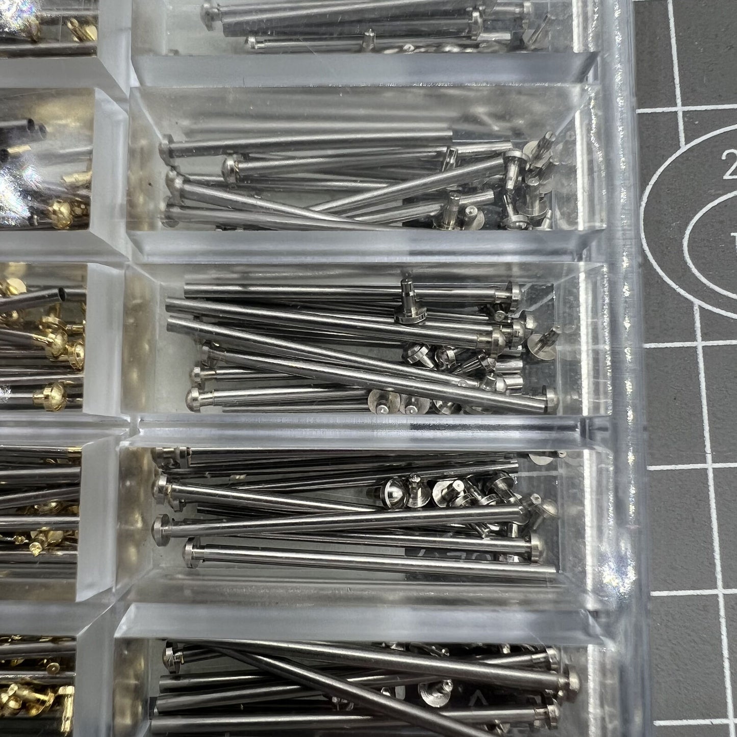 200PCS watch strap screws and link pins kit, assorted sizes 10-28mm for precise band repairs