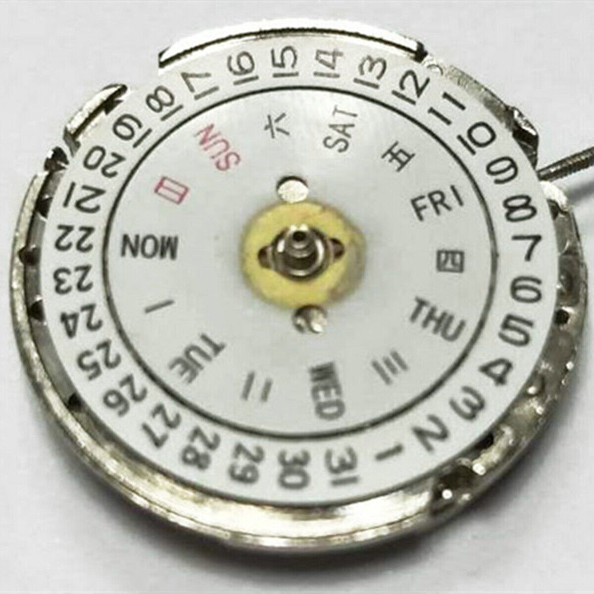 Seagull ST1632 automatic watch movement with day-date double calendar, precision mechanical parts.