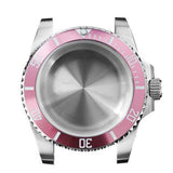40MM Sapphire Glass Watch Case 316L Stainless Steel Watch Case for NH35 NH36