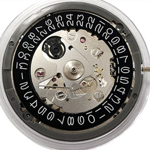 Japan Genuine NH35 Automatic Mechanical Movement High Accuracy Black Disk