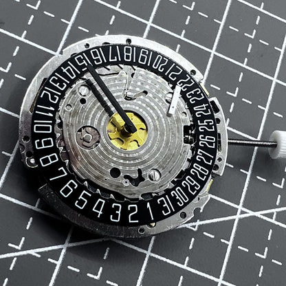 Swiss ISA Multifunctional Quartz Watch 8176 2050 with small seconds subdial at 2 o'clock, sleek design