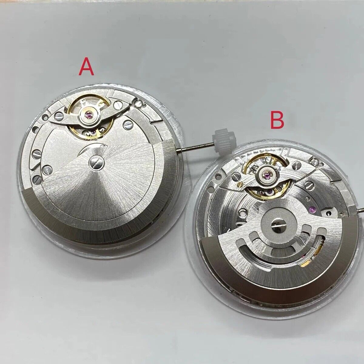 China Made 7500 automatic mechanical watch movement, replacement for modified 3135 and 3235 models.