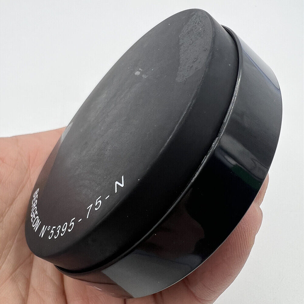 Bergeon 5395-75-N black gel cushion, 75mm, protects watches securely during repairs and maintenance.