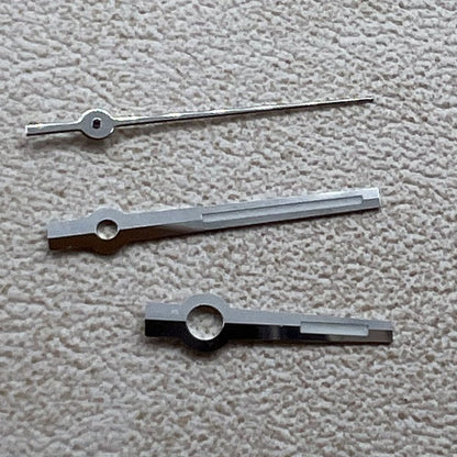 2 Sets/Pack Modified Dayjust Silver Trim Green Lume Hands for Miyota 8285
