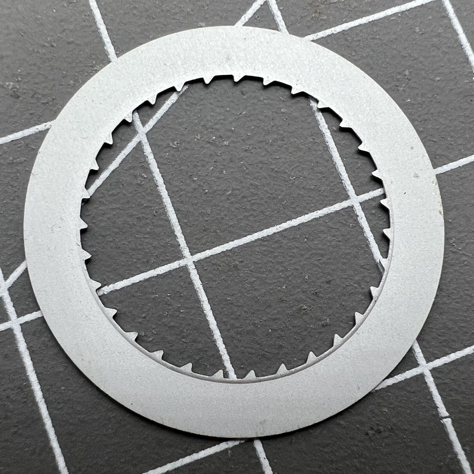 Japan-made black date disk wheel for Miyota 9015 watch movement, date display at 6 o'clock, precise fit.