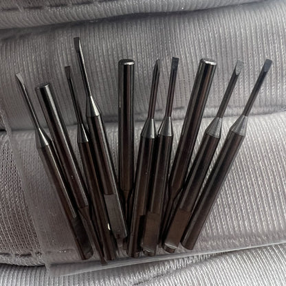 Ergonomic Screwdriver Replacement Spare Blades Stainless Steel Watchmakers