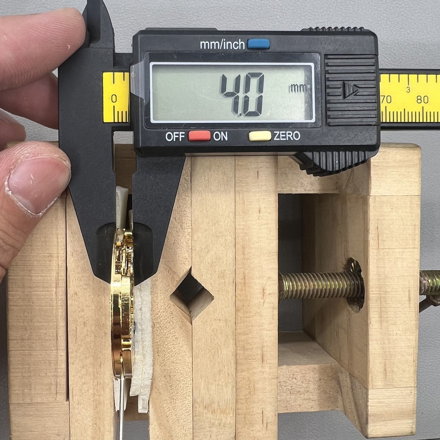 Golden Seagull ST3600 Mechanisches skelettiertes ETA 6497 Uhrwerk Sekunde bei 9