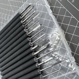 14 PIECES Steel Chisel Set Miniature Carving Knife Artist Woodworker Hand Tools