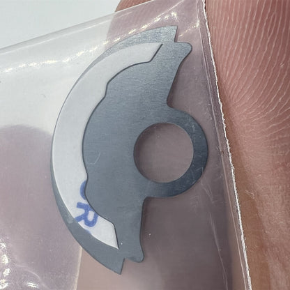 Gewellte blaue Metallblechauflage für den Rotorhammer des Miyota 9015-Uhrwerks