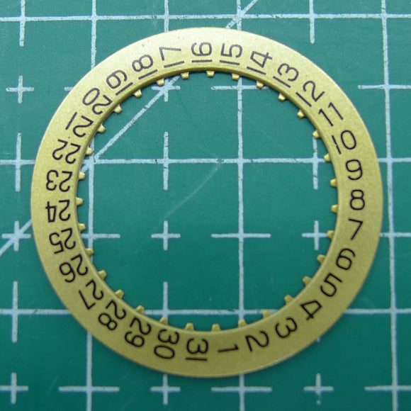 Wholesale Generic Golden Date Disk Date Wheel - for ETA 2834 2836 2846 Movement