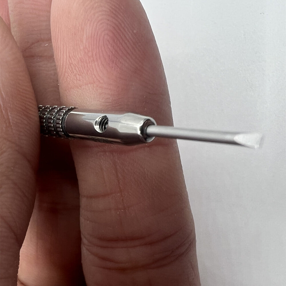 Horotec MSA01.218 precision watchmakers screwdriver 120mm with 1.20mm tip ideal for delicate watch repairs and adjustments