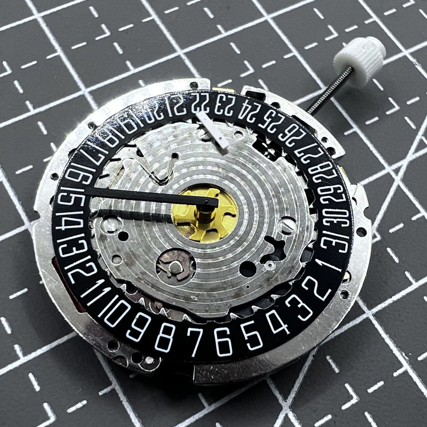 Swiss ISA Multifunctional Quartz Watch 8176 2050 with small seconds subdial at 2 o'clock, sleek design