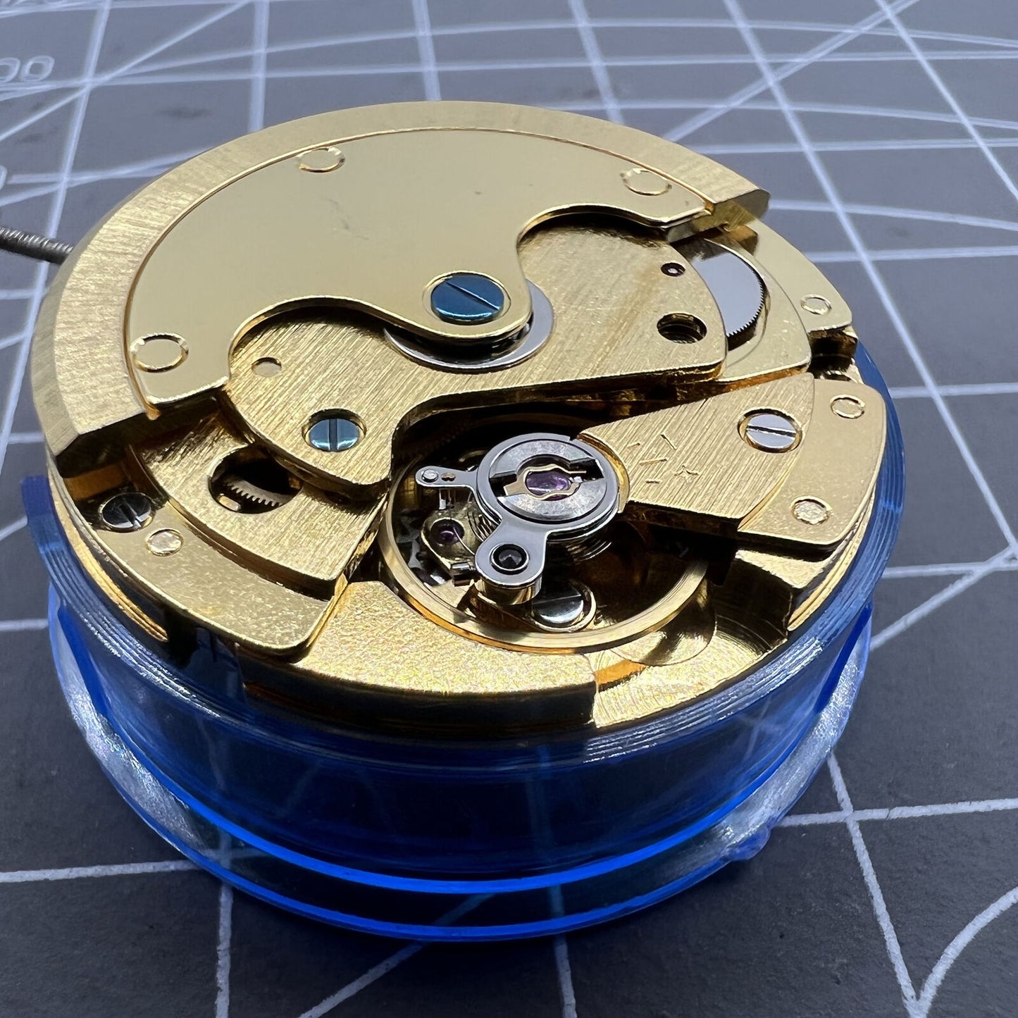 Seagull ST16 T16 Goldenes automatisches mechanisches Uhrwerk, 3 Zeiger, Einzelkalender 