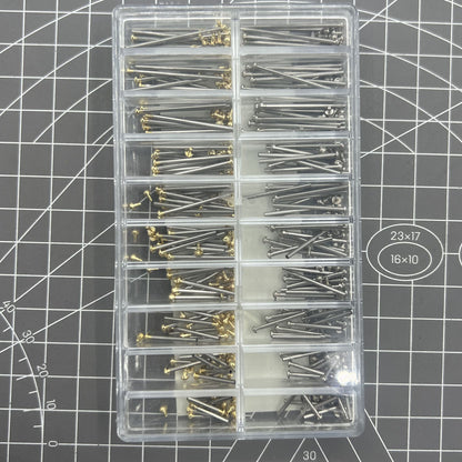 Assortiment de vis pour bracelet de montre, tube, goupille de friction, fermoir, bracelet, rivet, extrémité