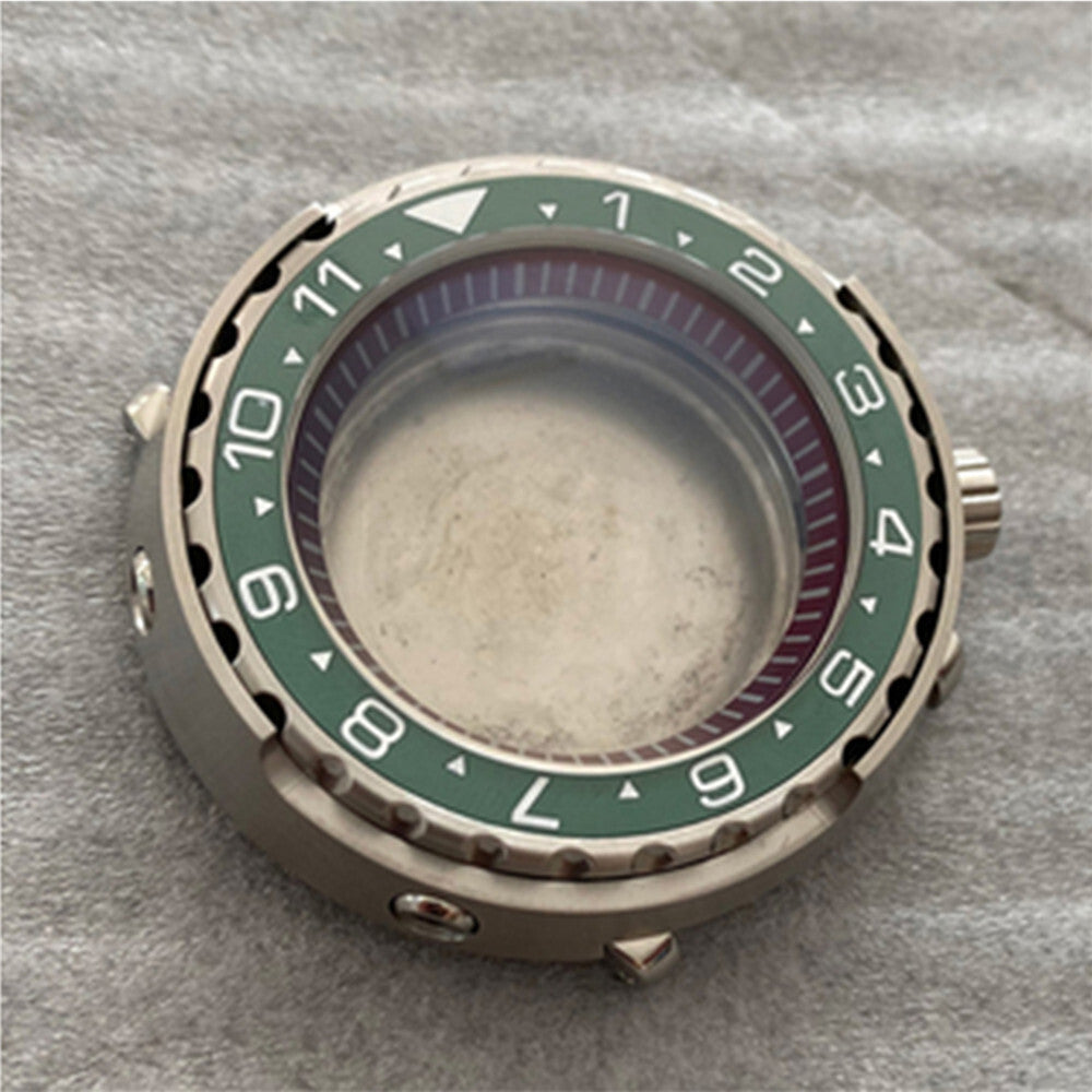 45MM Stainless Steel Watch Case for NH35/36 Mineral Glass Case Watch Accessories