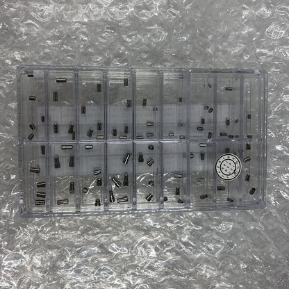 AC-628SS-5 Stainless Steel Watch Crown Tube 1.5mm-2.5mm Diameter 90PCS/Box
