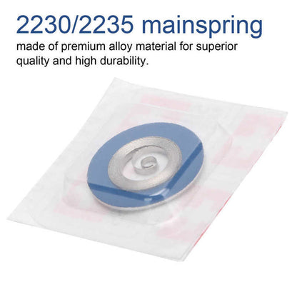 Generic watch mainspring replacement for ETA 2892, 2824, 3035, 3135, 2230 movements. Durable and precise.