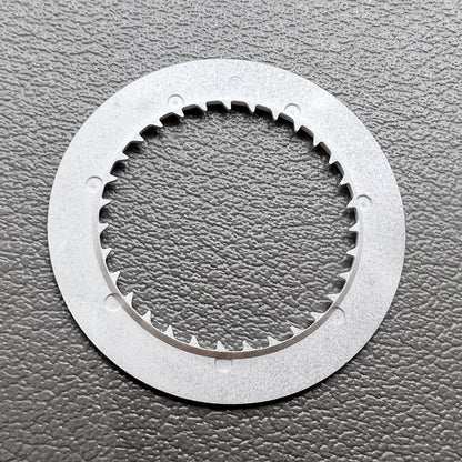 Black date disk wheel set for NH35 NH36 movements, precise fit at Date@3 display.
