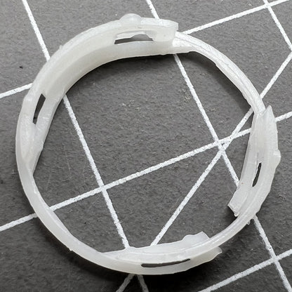 3.7mm watch case spacer ring, 20-40mm, compatible with Miyota 2035 movements, precision fit accessory.